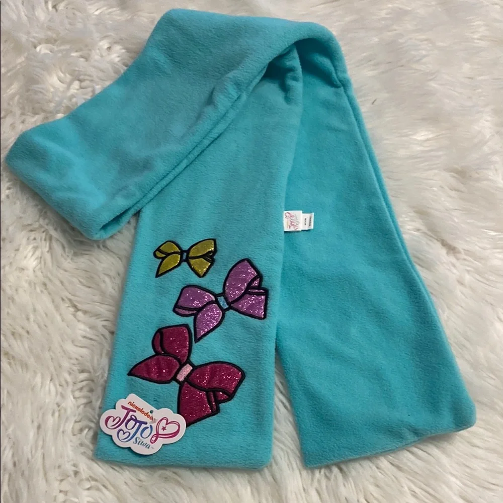JoJo Siwa Blue and Pink Hair Accessories with Butterfly Appliqués length 62”
